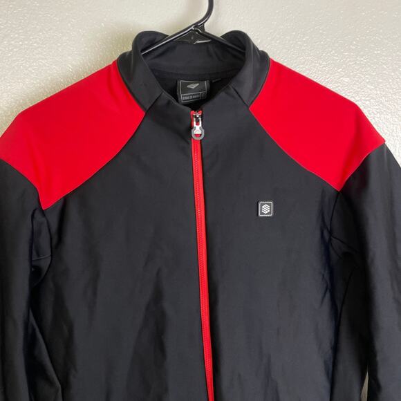 Siroko J1 Montoso Cycling Jacket Mens Size 2XL Black Red Outdoors Full Zip - Picture 7 of 9